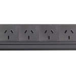 1U 8-outlet Australia PDU with overload protector